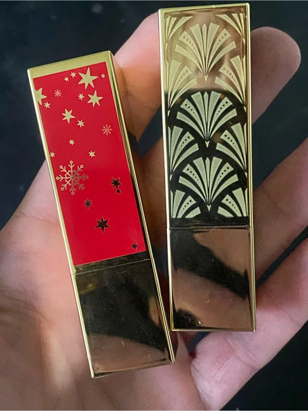 💄ESTEE LAUDER- Immortal & Red Velvet Embossed Lipstick Duo💋